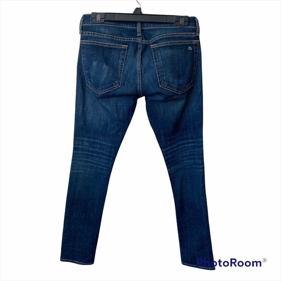 Rag & Bone | Tomboy Skinny Jeans in Aged - Picture 6 of 11